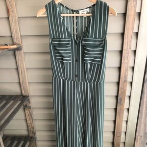 Striped jumpsuit
